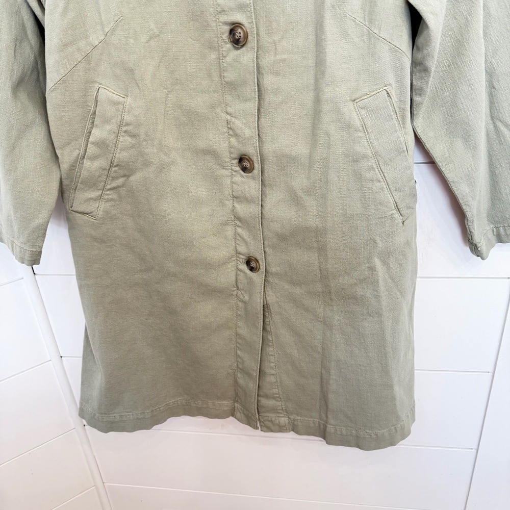 Marine Layer Shadow Kaisa Longline Coat Size Medium 23598 - Picture 8 of 15